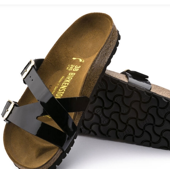 BIRKENSTOCK Narrow Yao sandals patent black SHOES CHOOSE SIZE